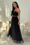 Sukienka wieczorowa AMAYA Princess Glow / Czarny