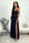 Sukienka wieczorowa AMAYA Princess Glow / Granatowy