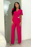 Kombinezon elegancki TRIS / Fuksja