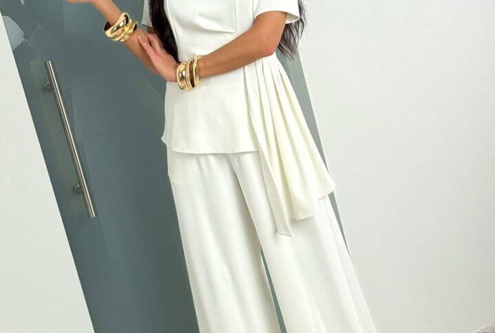 Komplet wizytowy damski ROMA / Ecru